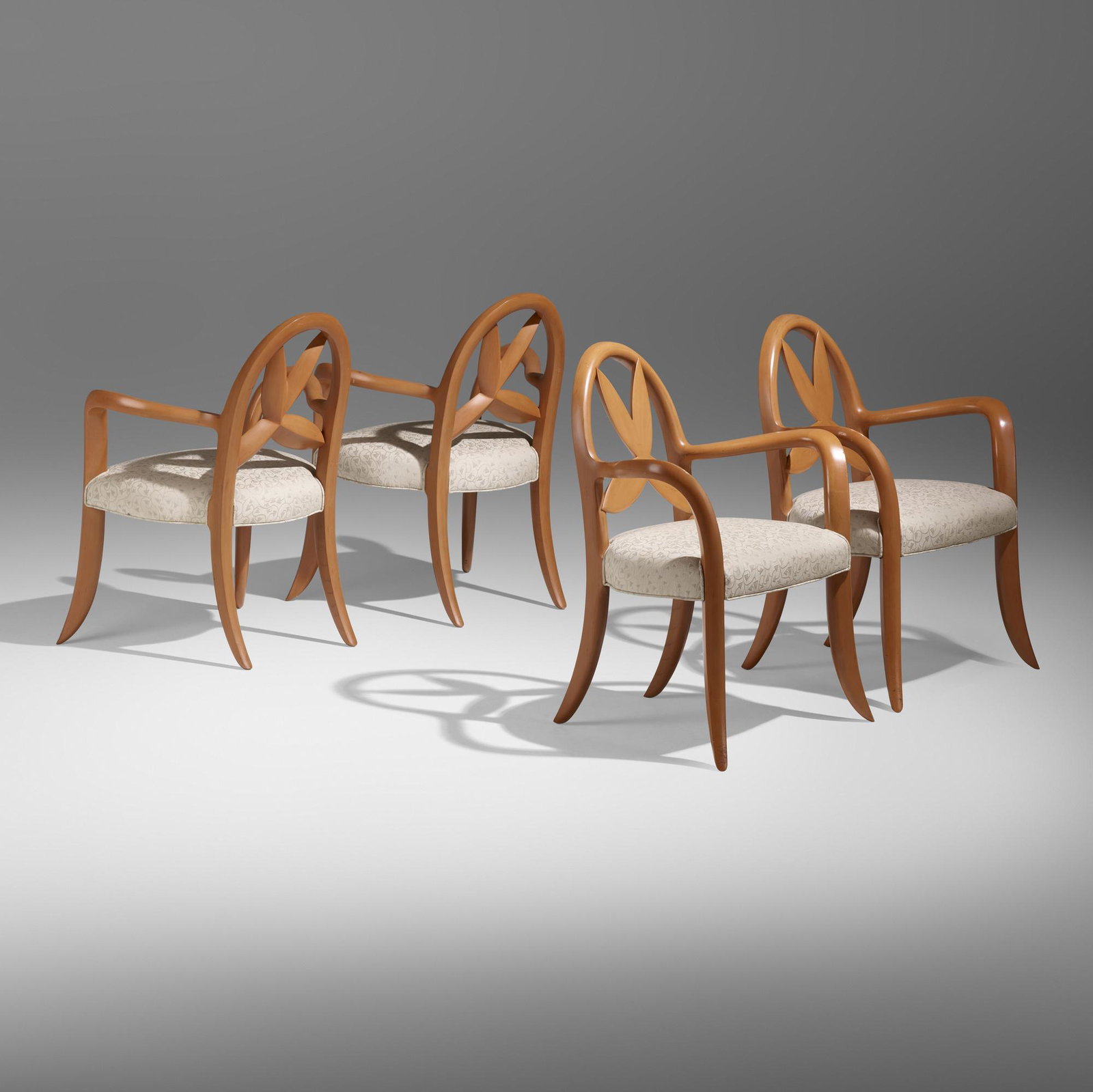 Wendell Castle, Springborn chairs, set of four (1 of 4)