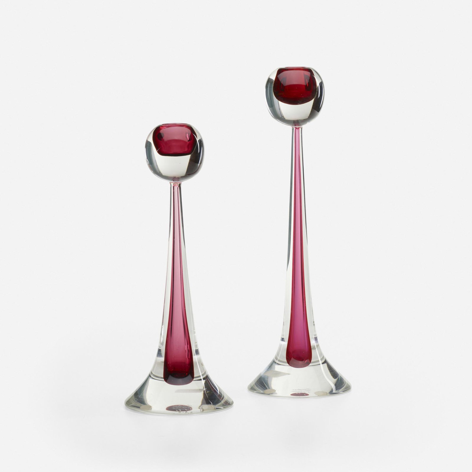 Gino Cenedese, Candlesticks, set of two (1 of 3)