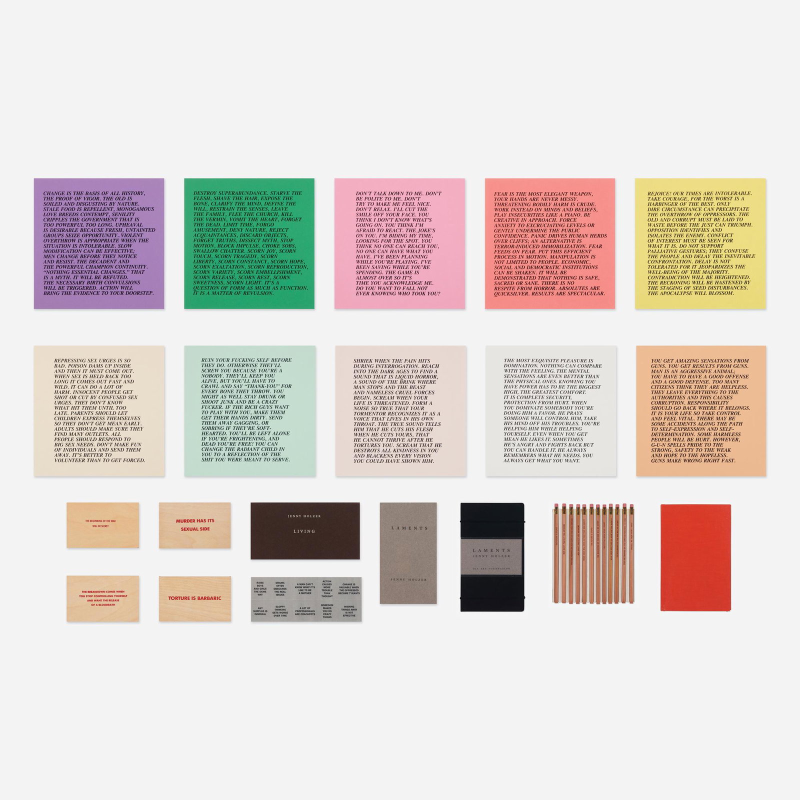 Jenny Holzer, Ephemera (1 of 10)