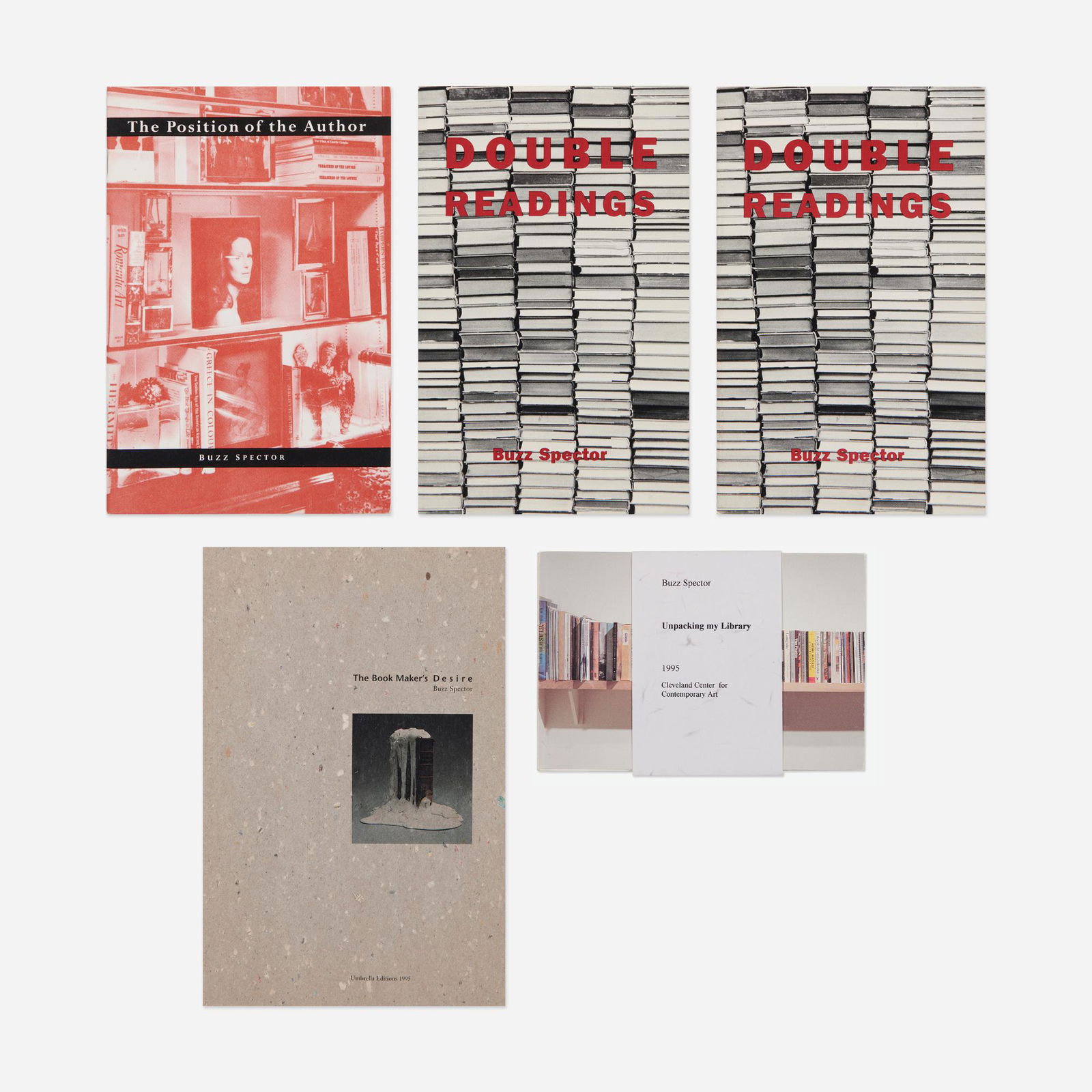 Buzz Spector, Artist's books, five (1 of 6)