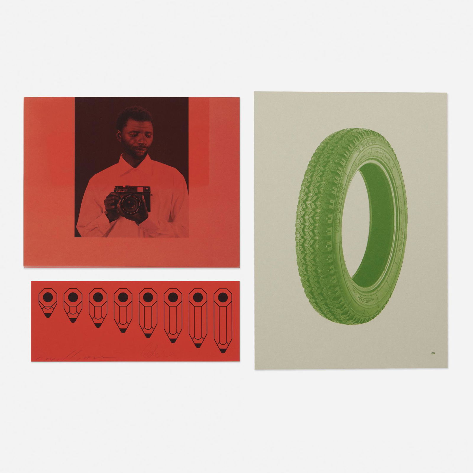 Christopher Williams, Program: Christopher Williams Program (collection of five), book, print 2012-14bound printed paper, offset lithographs, color offset lithographs Complete Lot Details Program.