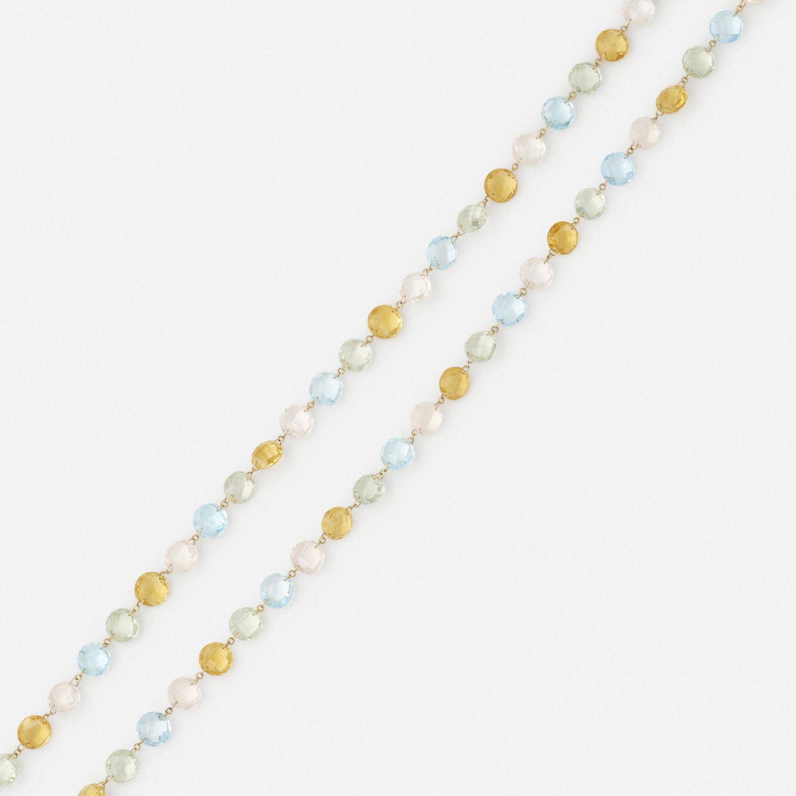 Gem-set and gold necklace (1 of 2)