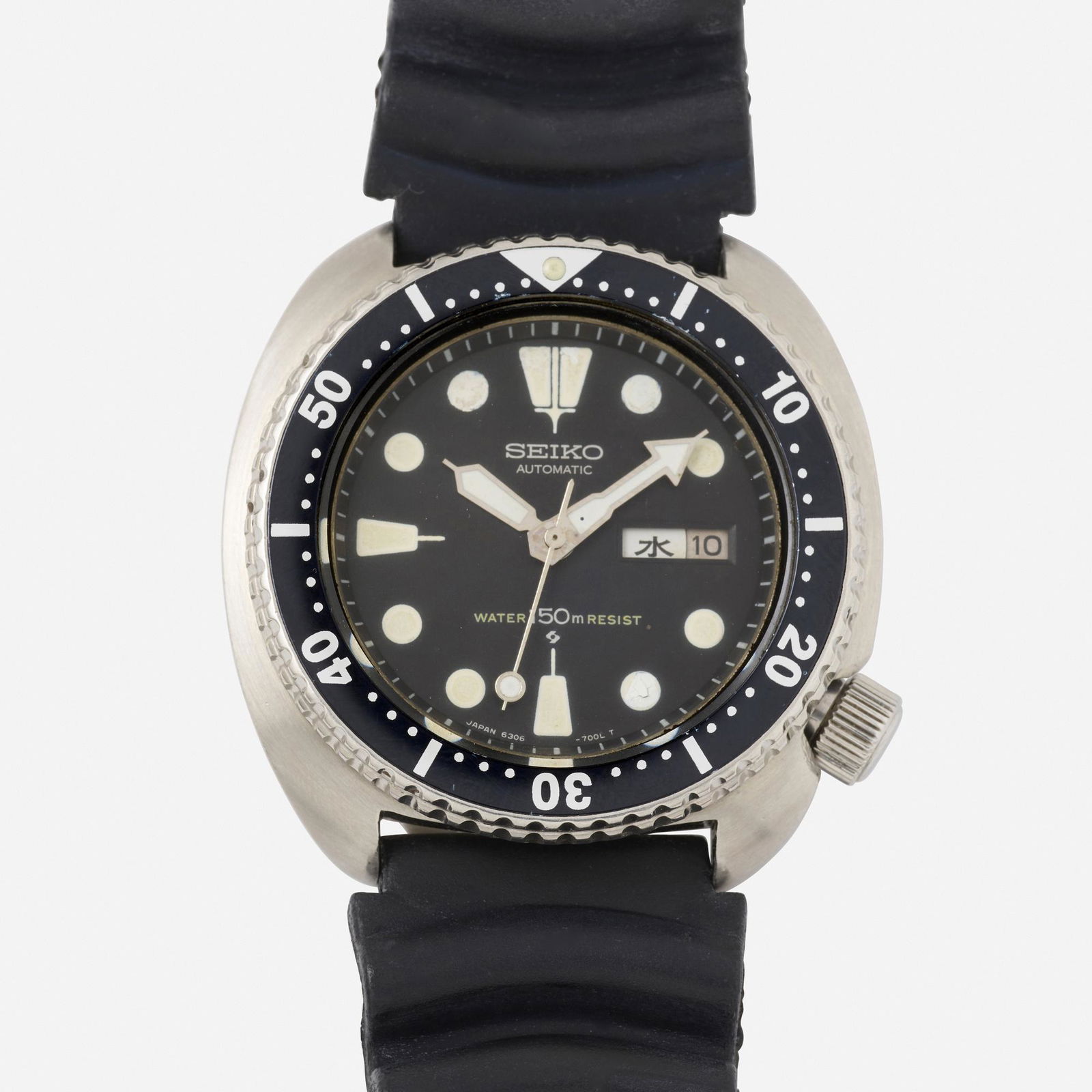 Seiko, 'Turtle' wristwatch, Ref. 6306-7000 (1 of 2)