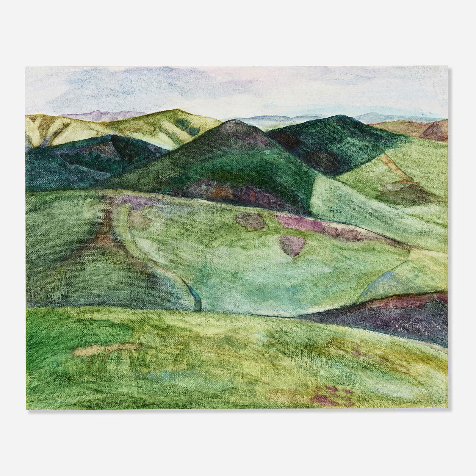 Xue Mo, Inner Magnolia View No. 13: Xue Mo Inner Magnolia View No. 13 2004oil on linen 15 h x 18.25 w in (38 x 46 cm) Signed and dated to lower right 'Xue Mo 2004'. This work will ship from Lambertville, New