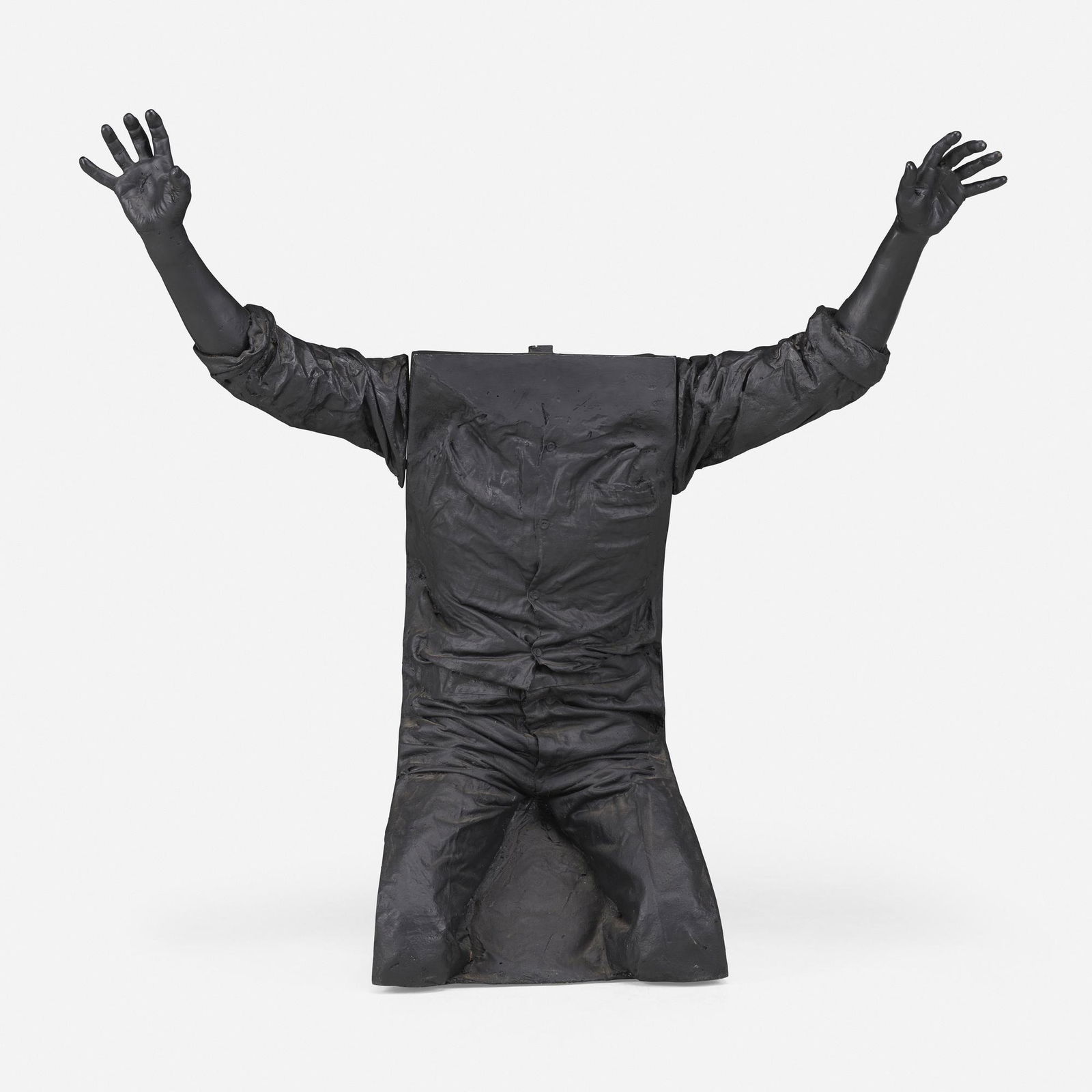 Rafael Canogar, La urna: Rafael Canogar La urna 1973polyester, fiberglass, oil-painted wood 36 h x 50 w x 21 d in (91 x 127 x 53 cm) Provenance: The Artist | Private Collection Exhibite