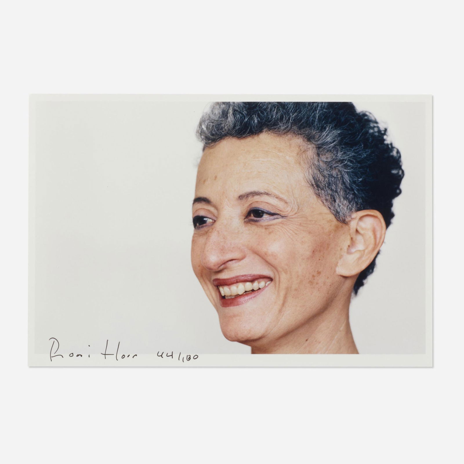 Roni Horn, Index Cixous: CIX Pax: Roni Horn Index Cixous: CIX Pax 2005c-print, bound book 5.128 h x 7.5 w in (13 x 19 cm) Signed and numbered to lower left of photograph 'Roni Horn 44/100'. Signed and numbered to cover page 'R