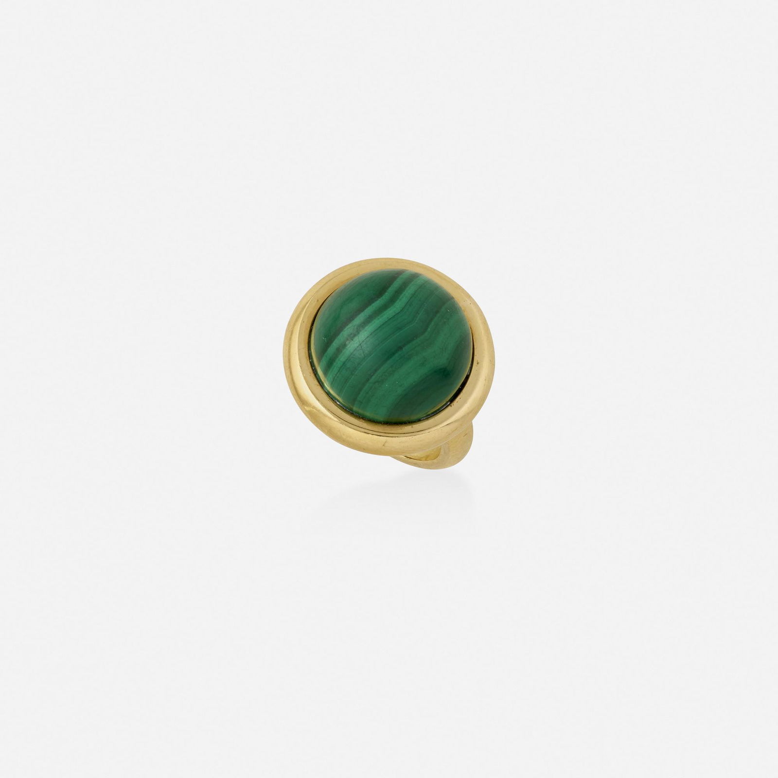 Malachite and gold ring (1 of 2)