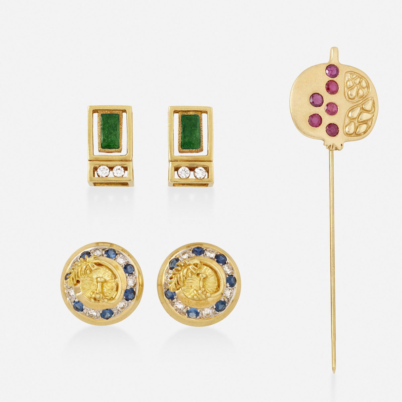 Anthony Kim, Group of diamond and gem-set jewelry: Anthony Kim Group of diamond and gem-set jewelry Anthony Kim was an internationally renowned master goldsmith in Somerville, New Jersey and later in Durham, North Carolina where he owned a store calle