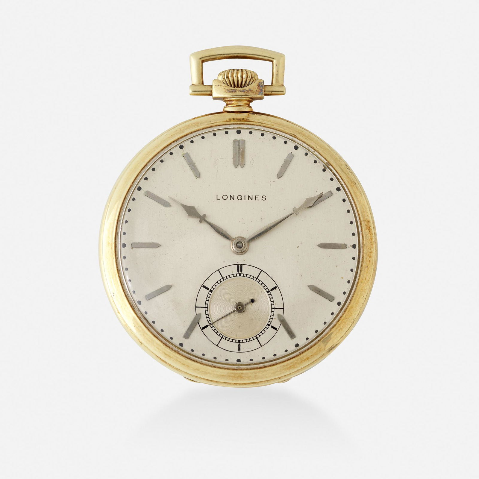 Longines, Gold Pocket Watch, Chain, Pocketknife