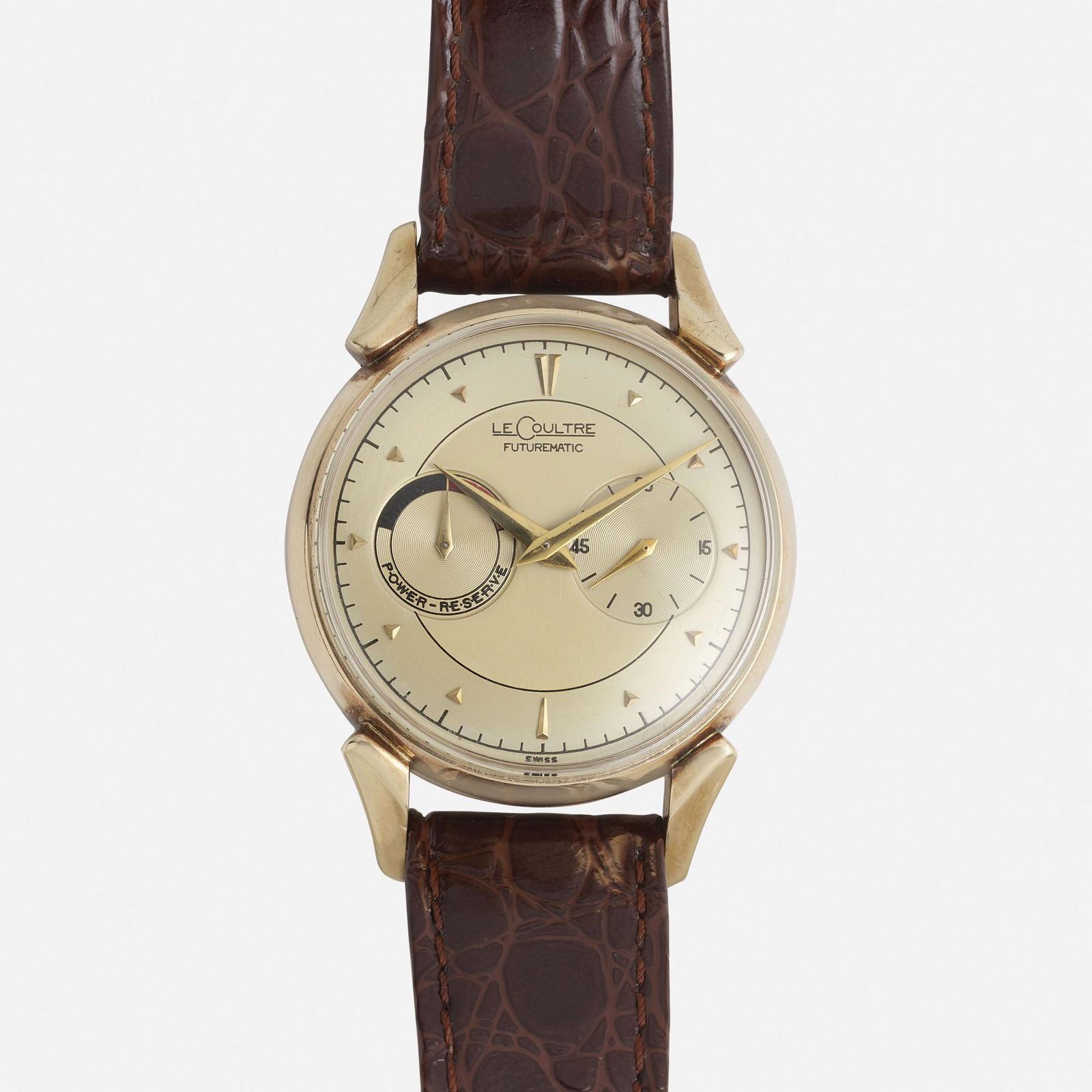 LeCoultre, 'Futurematic' gold-plated wristwatch (1 of 4)