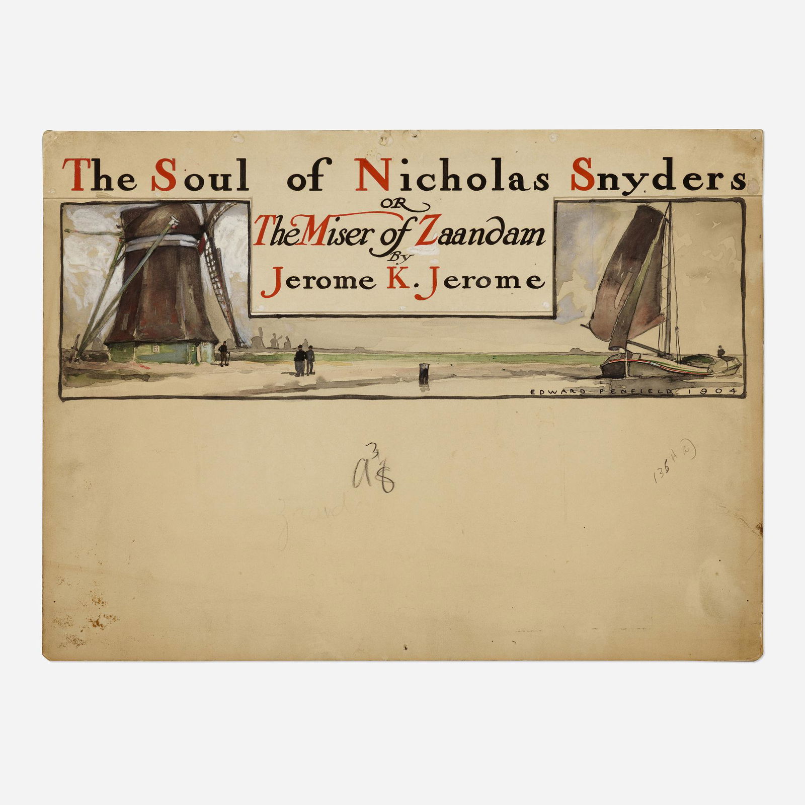 Edward Penfield, Study, Soul of Nicholas Snyders (1 of 3)