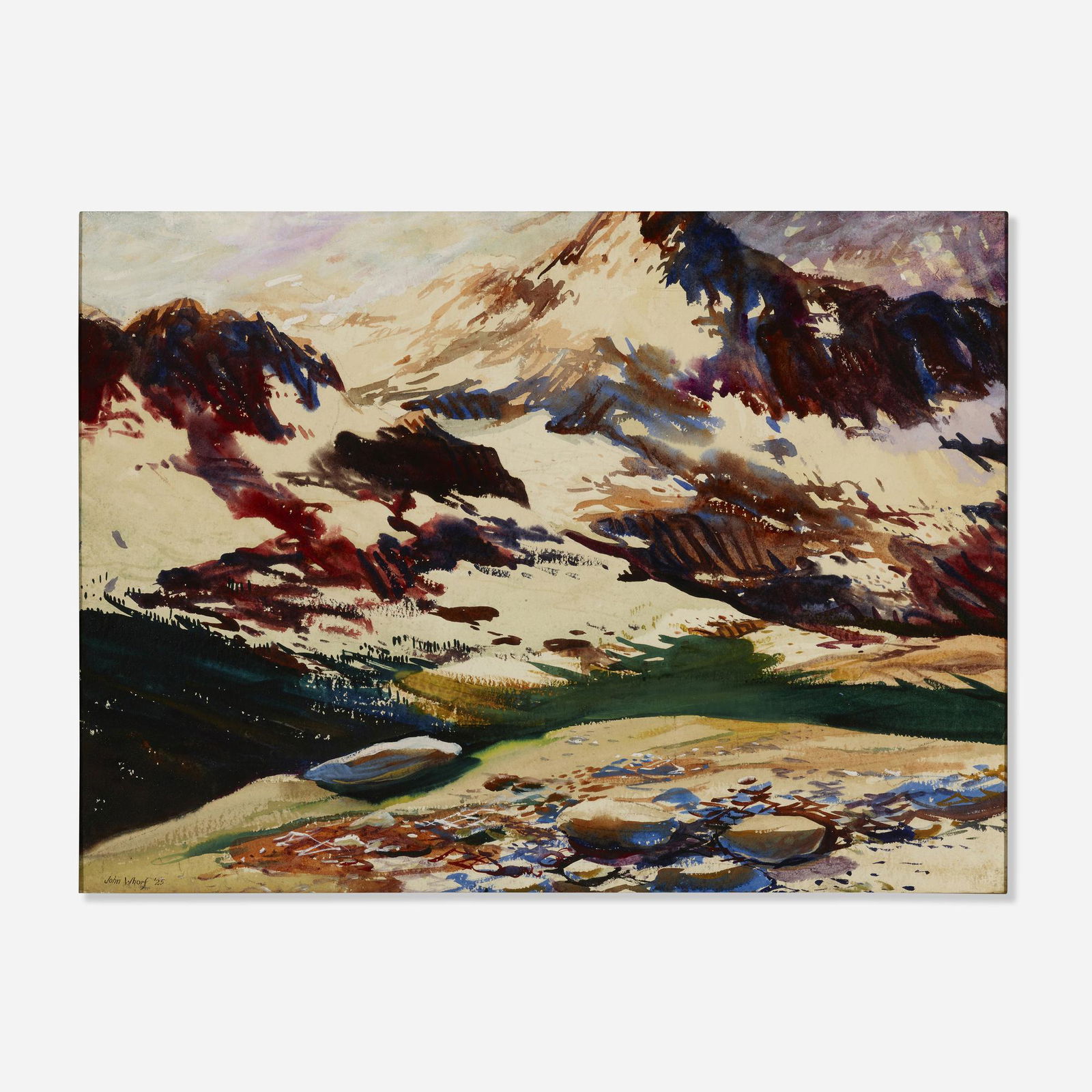 John Whorf, Mountain Landscape (1 of 4)