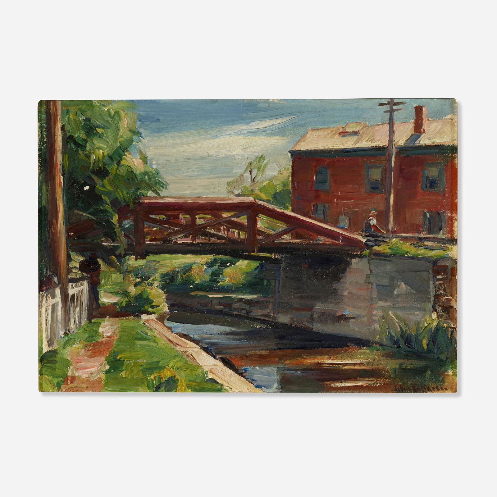 John Fulton Folinsbee, Mechanic Street Bridge (1 of 4)
