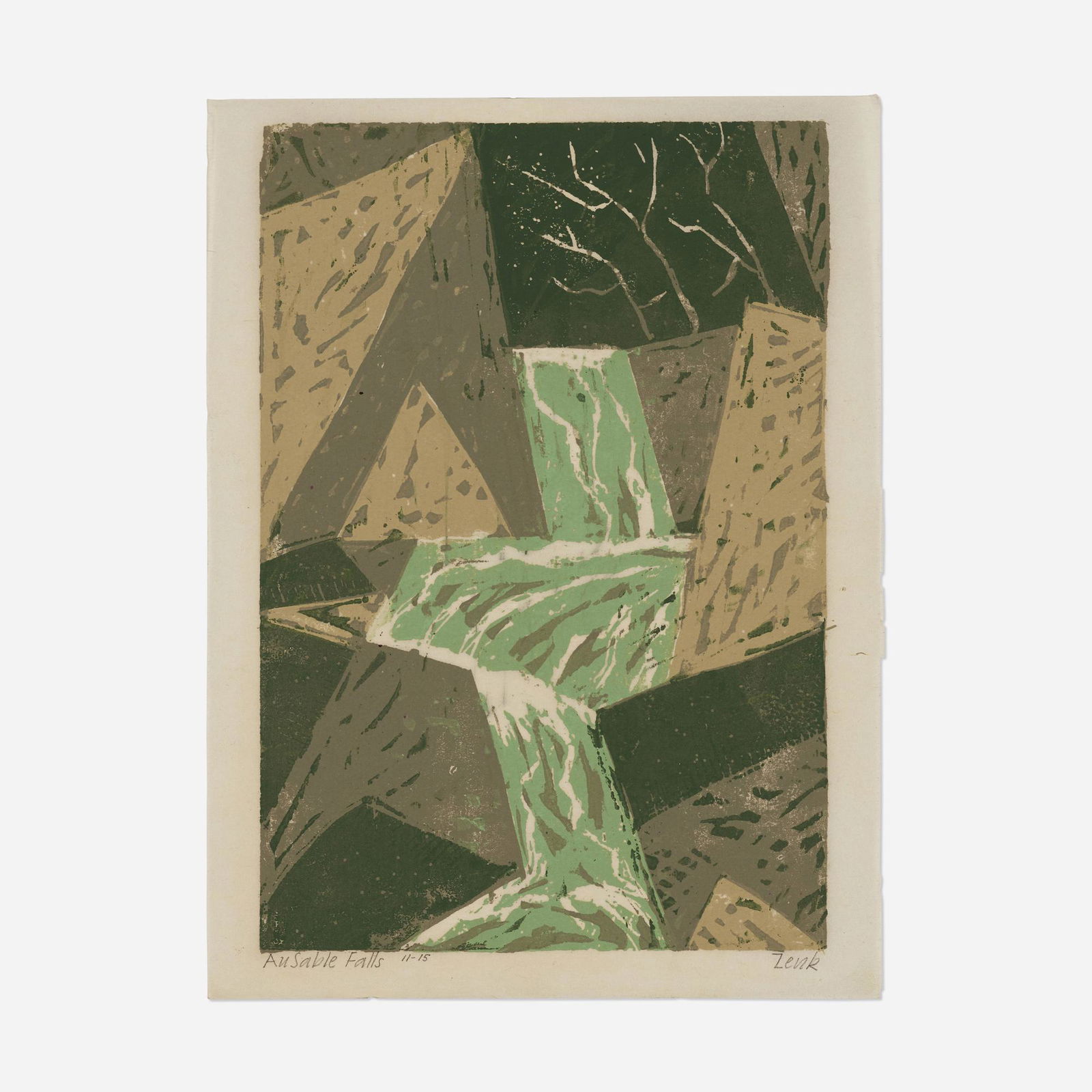 Josef Zenk, Ausable Falls (1 of 3)