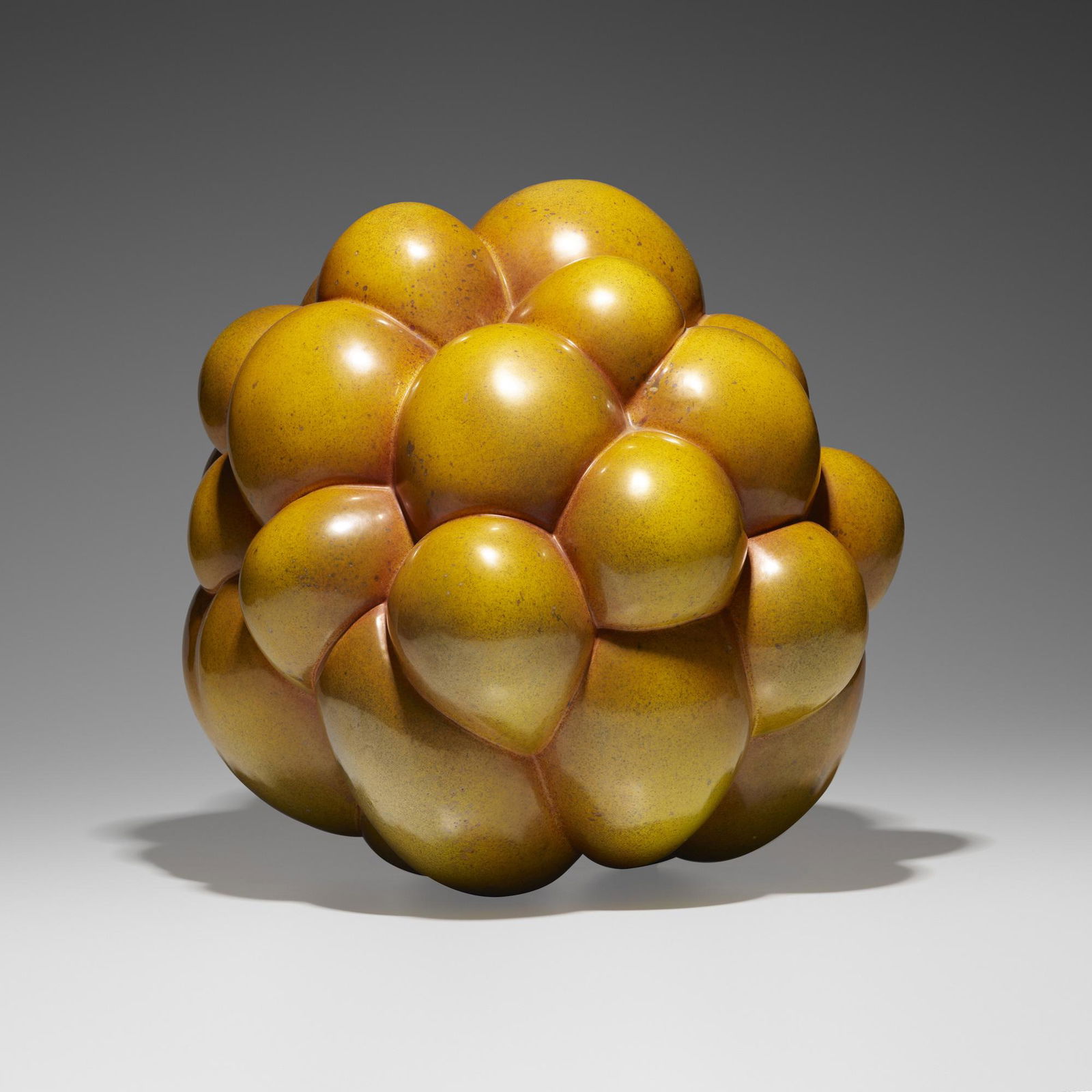 Hans Hedberg, Cloudberry: Hans Hedberg Cloudberry Sweden, c. 1970glazed stoneware 13.5 h x 13.5 w x 14 d in (34 x 34 x 36 cm) Incised signature to underside 'HHG'. Provenance: Hostler Burrows, N