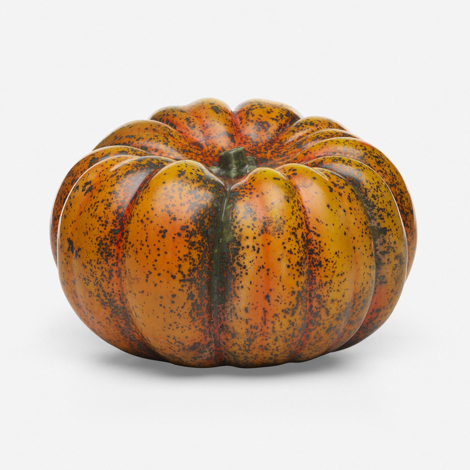 Hans Hedberg, Pumpkin: Hans Hedberg Pumpkin Sweden, c. 1970glazed stoneware 6.5 h x 9.5 w x 10 d in (17 x 24 x 25 cm) Incised signature to underside 'Hhg'. Provenance: Hostler Burrows, New Yo