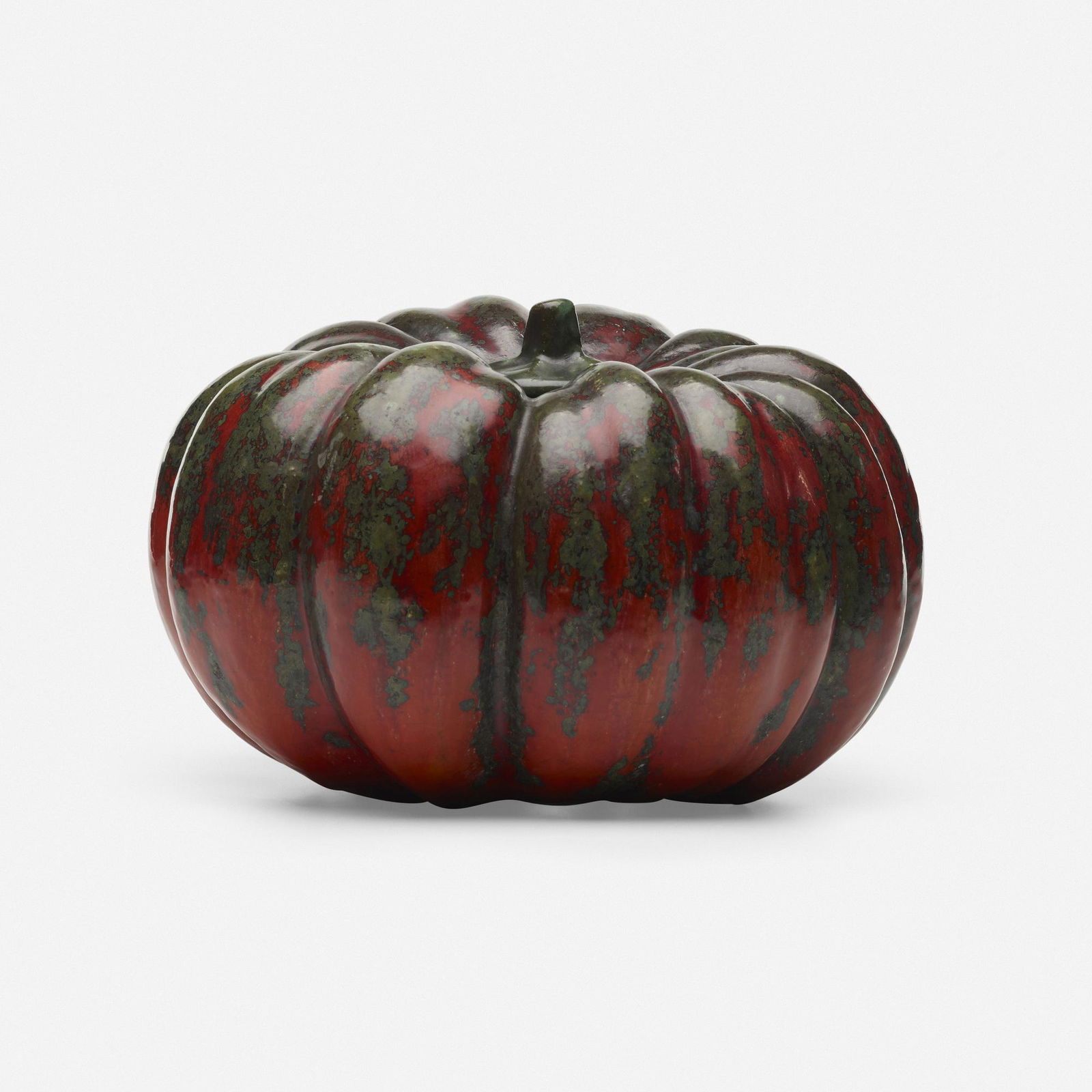 Hans Hedberg, Pumpkin: Hans Hedberg Pumpkin Sweden, c. 1970glazed stoneware 6.5 h x 10 w x 9.5 d in (17 x 25 x 24 cm) Incised signature to underside 'Hhg'. Provenance: Hostler Burrows, New Yo