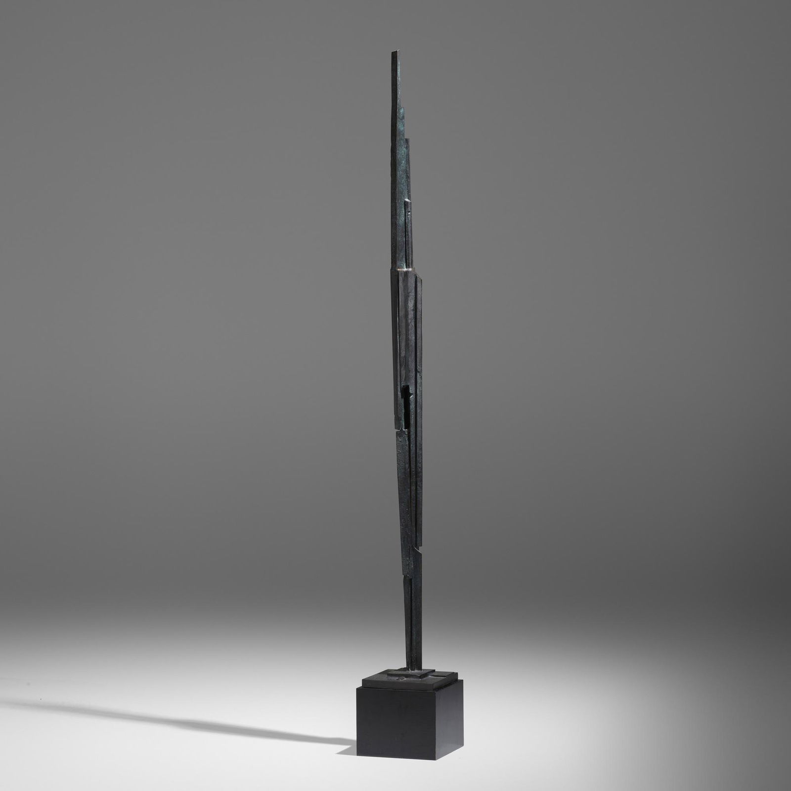 Bruno Romeda, Colonne: Bruno Romeda Colonne 1995patinated bronze, lacquered wood 80 h x 9.5 w x 9.5 d in (203 x 24 x 24 cm) Incised signature and number to base 'B. Romeda 1/8'. This work is number 1 from the editio