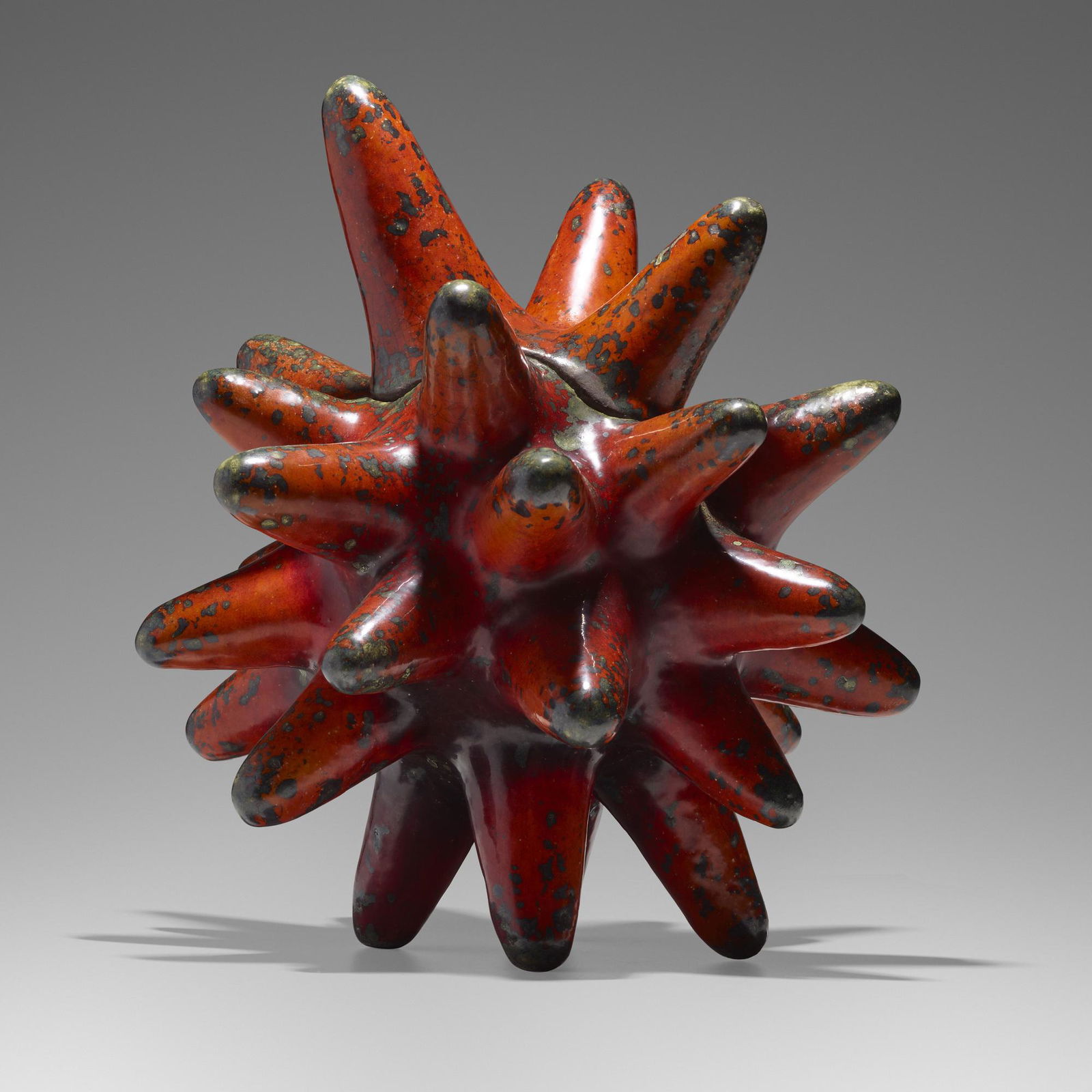 Hans Hedberg, Sea Star: Hans Hedberg Sea Star Sweden, c. 1970oxblood-glazed stoneware 12 h x 10.75 dia in (30 x 27 cm) Incised signature to underside 'Hhg'. Provenance: Hostler Burrows, New Yo