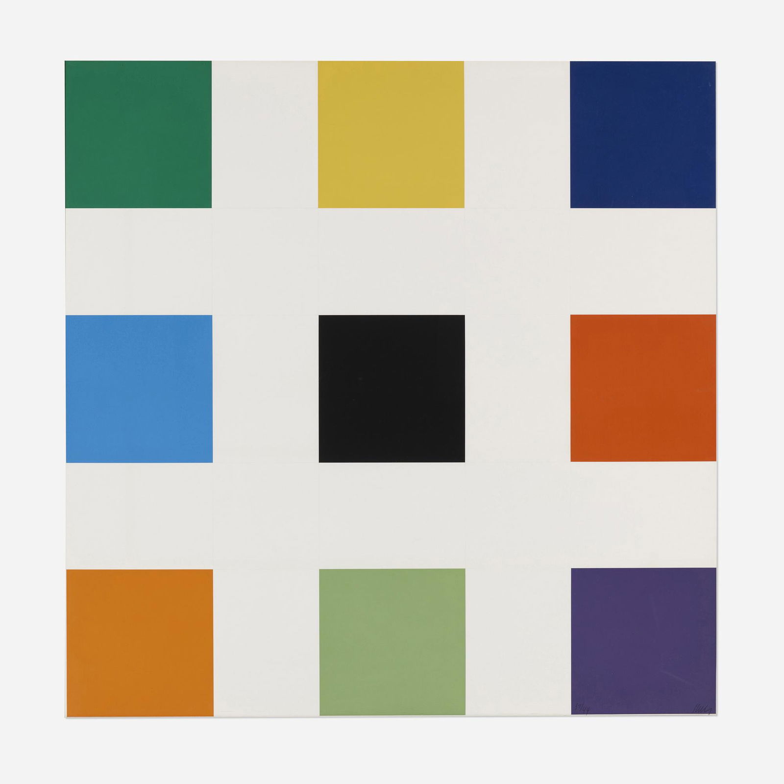 Ellsworth Kelly, Nine Squares (1 of 4)