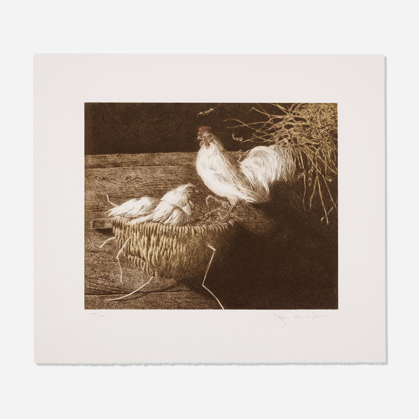 Jamie Wyeth, White Leghorns (1 of 3)