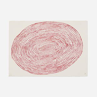 Louise Bourgeois, Art is the Guaranty of Sanity: Louise Bourgeois Art is the Guaranty of Sanity (from the What is the Shape of This Problem portfolio) 1999lithograph on Arches 12 h x 17 w in (30 x 43 cm) Signed and numbered to lower edge 'AP