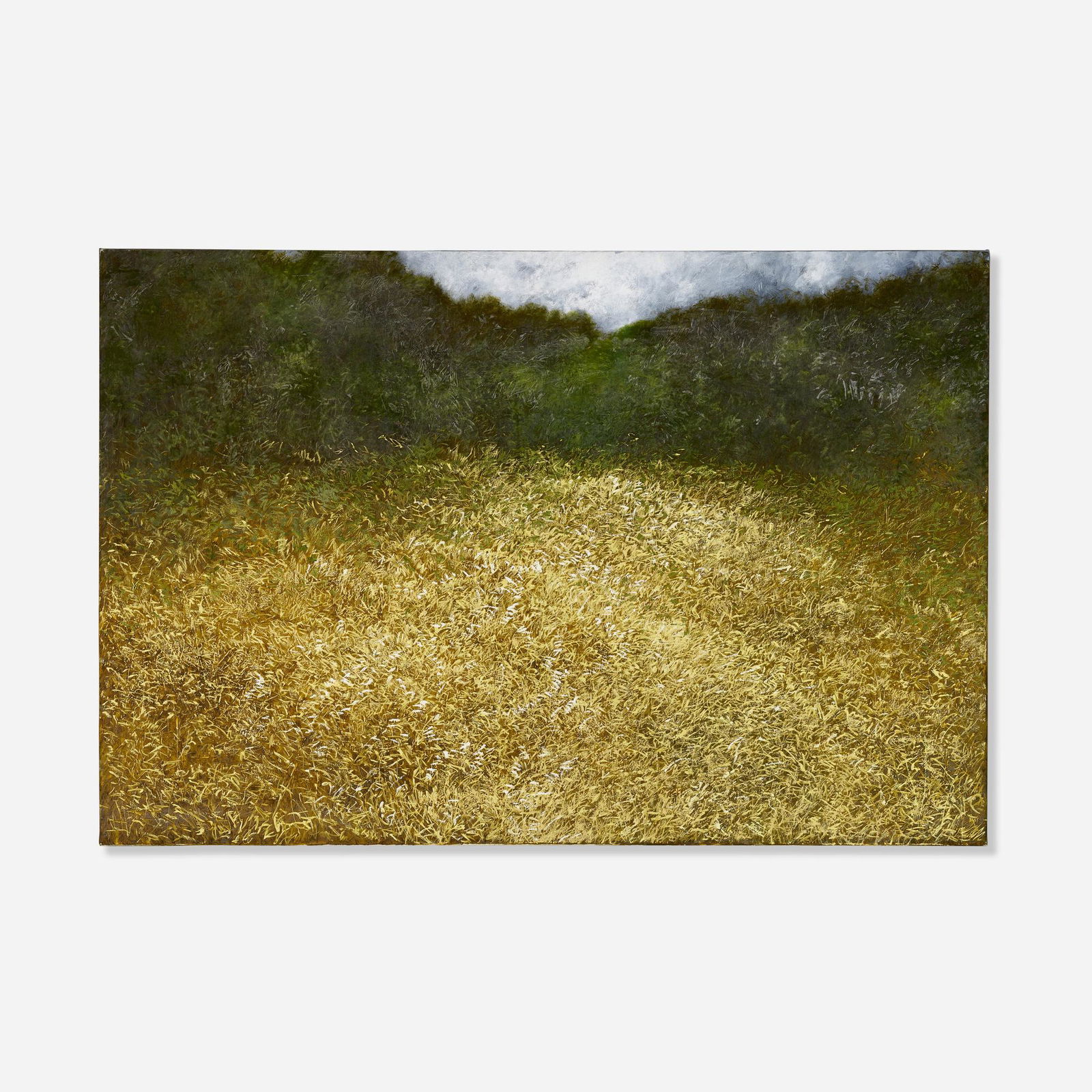 Paramjit Singh, Untitled (Meadow): Paramjit Singh Untitled (Meadow) 1995oil on canvas 48 h x 72 w in (122 x 183 cm) Signed and dated to verso 'Paramjit Singh '95'. This work will ship from Lambertville, New
