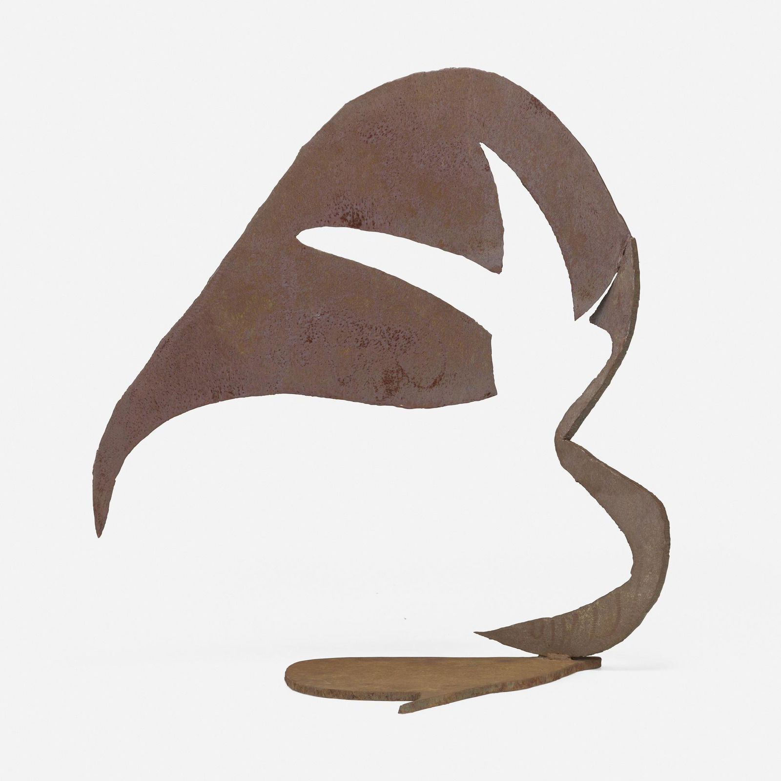 Arthur Gibbons, Aut: Arthur Gibbons Aut 1984galvanized steel 43 h x 32 w x 17.5 d in (109 x 81 x 44 cm) Provenance: Private Collection | Thence by descent This work will ship f