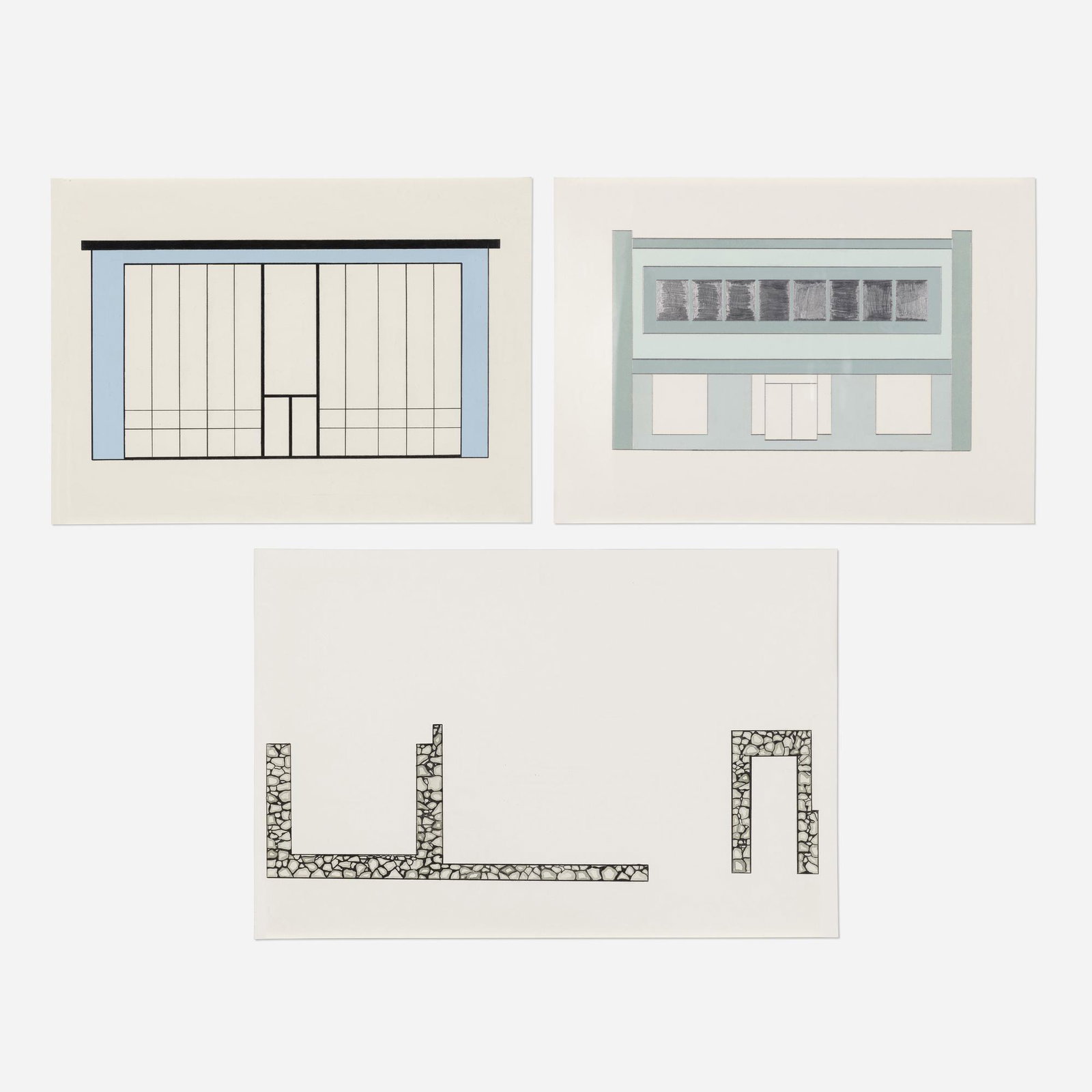 Shane Hassett, Facade; Ruin; Facade (three works) (1 of 3)