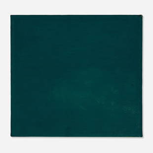 Robert Overby, Veridian Green: Robert Overby Veridian Green 1978oil and pigment on canvas 12 h x 13 w in (30 x 33 cm) Artist's stamp to verso. Provenance: Grant Selwyn Fine Art, New York