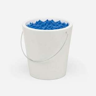 Matthew Ronay, Bucket of Opera Water: Matthew Ronay Bucket of Opera Water 2001wood, aluminum, acrylic 9.625 h x 9 dia in (24 x 23 cm) Provenance: Marc Foxx Gallery, Los Angeles This work will s