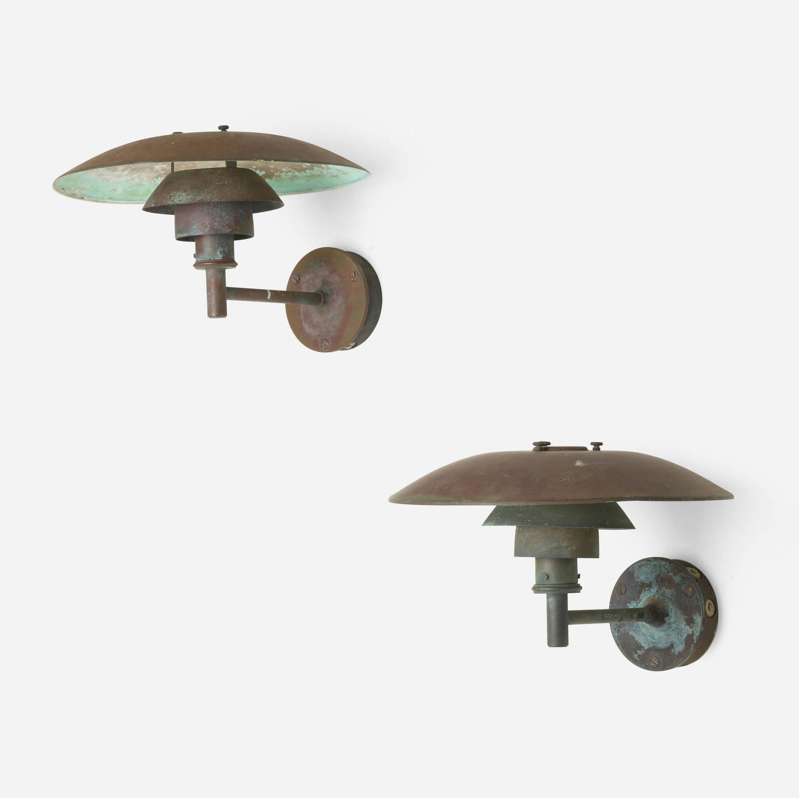 Poul Henningsen, PH 4/3 wall lamps, pair (1 of 4)