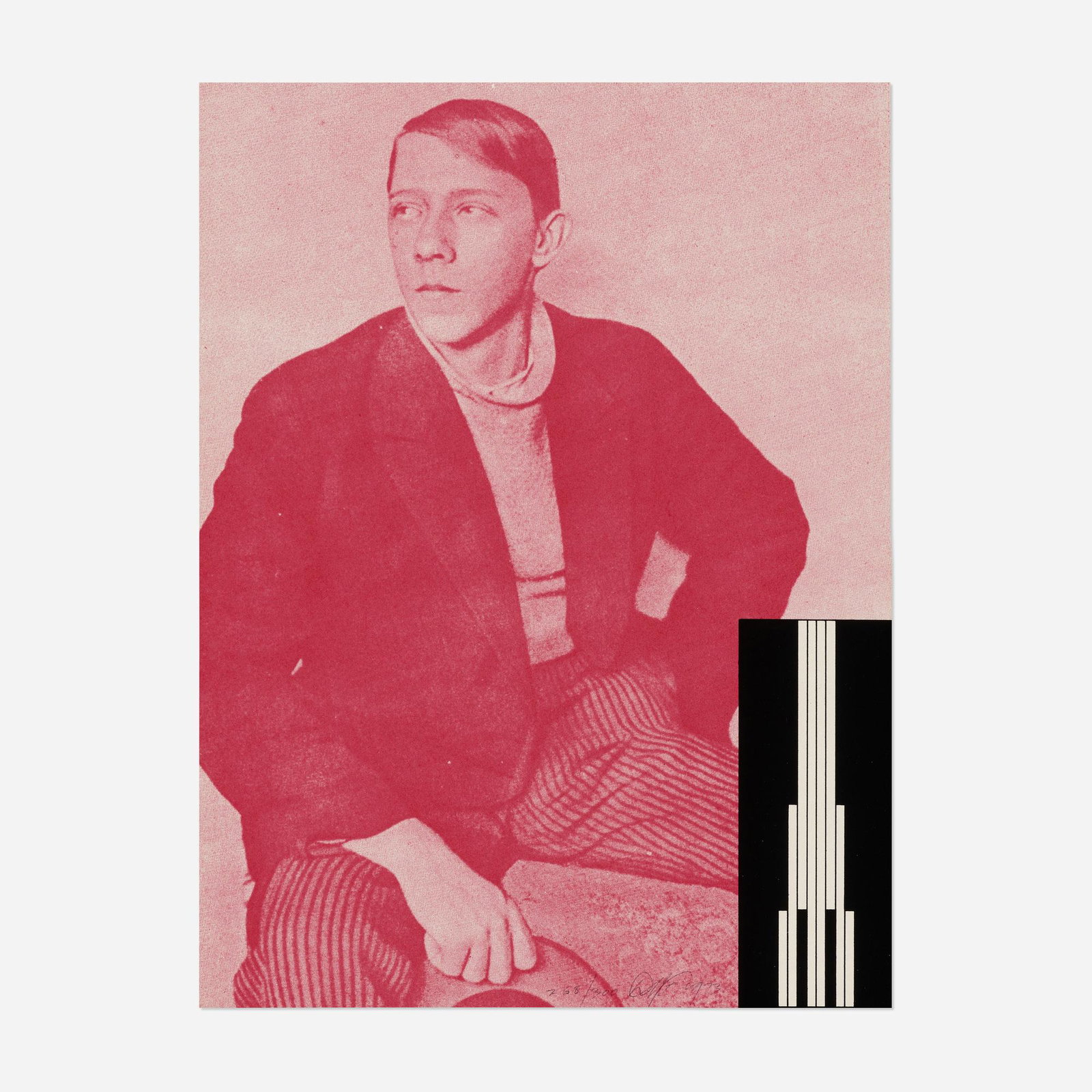 Dan Flavin, Untitled: Dan Flavin Untitled (from the New York Collection for Stockholm portfolio) 1973lithograph in colors 12 h x 9 w in (30 x 23 cm) Signed, dated and numbered to lower right '258/300 DMF 1973'. Thi