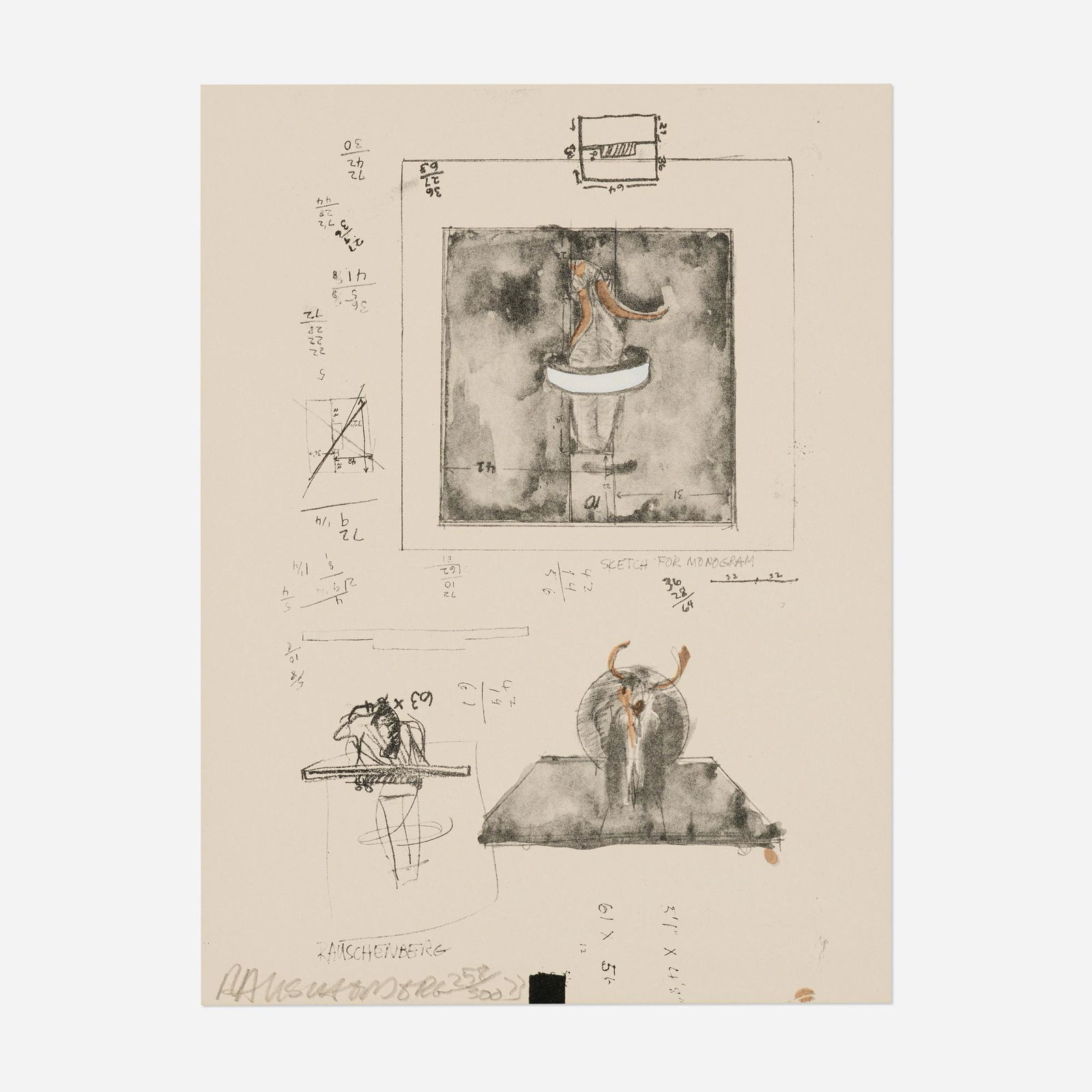 Robert Rauschenberg, Untitled (1 of 3)