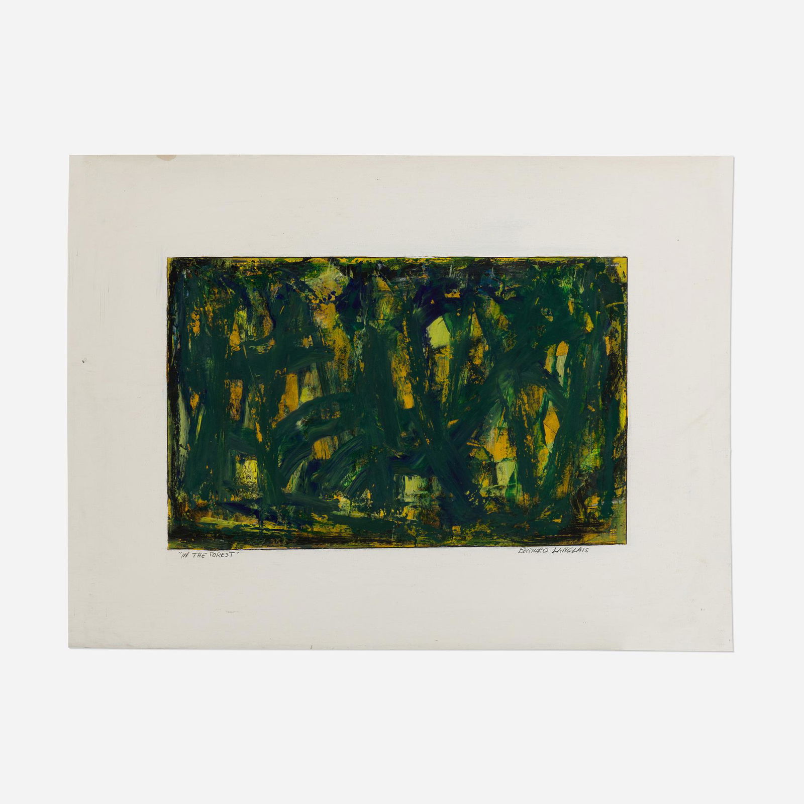 Bernard Langlais, In the Forest (1 of 3)