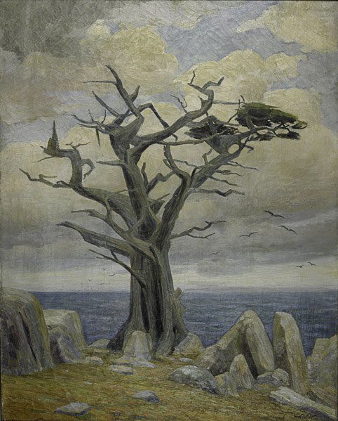 George Joseph Koch (American, 1884-1951): Untitled, 1916; Two oil on canvas (framed separately); One signed and dated; 50 1/4" x 40 1/4" each; Provenance; The artist; Private Collection, New Jersey (acquired 1916); By descent to present owner