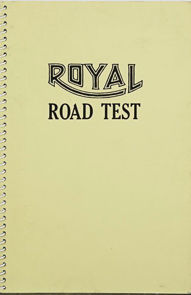 Ed Ruscha (American, b. 1937): Royal Road Test, 1967; Book; 9 1/2" x 6 1/4"; Printer: G. R. Huttner Lithography, Burbank, CA; Publisher: The artist; Literature: Engberg B6; Provenance: Private Collection, Connecticut