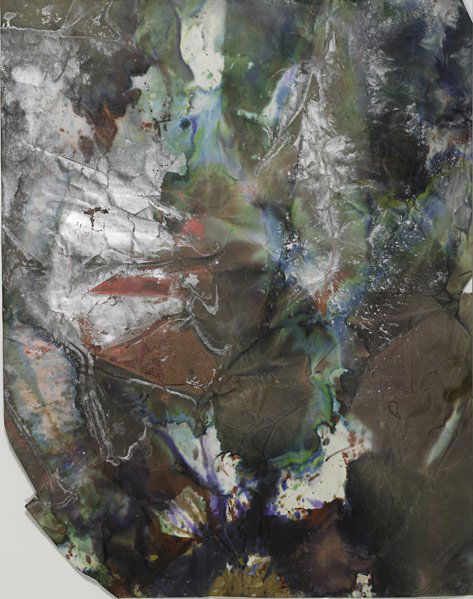 Sam Gilliam (American, b. 1933): Untitled, 1970; Mixed media on paper (framed); Signed and dated; 28 1/2" x 22 1/2" (sheet, irregular); Provenance: Private Collection, Cincinnati