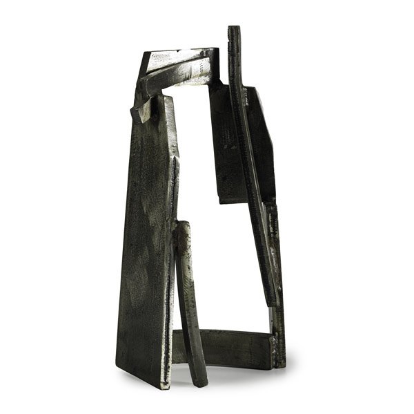Joel Leonard Perlman (American, b. 1943): Untitled, 1978; Steel; Initialed and dated; 15" high; Provenance: Private Collection, New York