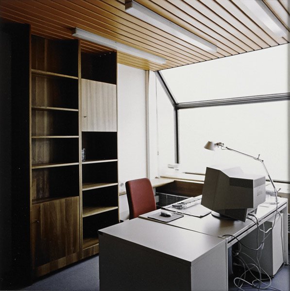 Candida Höfer (German, b. 1944): Berlin, Wilhelmstrasse 44, 2001; C-print (framed); From an edition of 100; 8 5/8" x 8 1/2" (sight); Provenance: Private Collection, New York