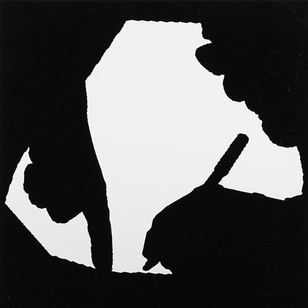 Seth Price (American, b. 1973): Writing, 2009; UV cured ink print on Dibond (aluminum); Signed and numbered 85/100; 15 3/4" x 15 3/4"; Provenance: Private Collection, New York