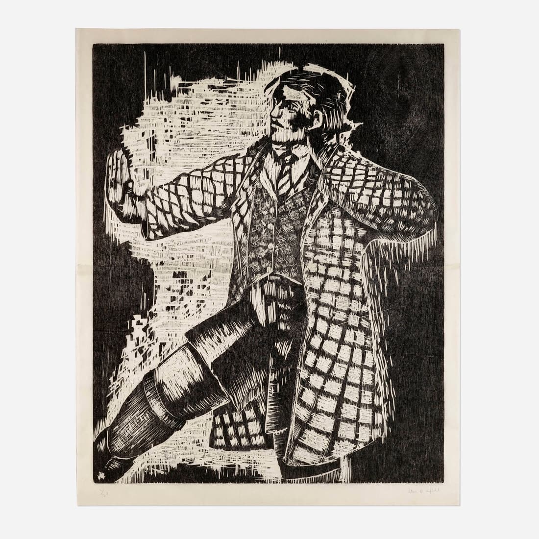 Steven Campbell, Gesturing Hiker (1 of 4)