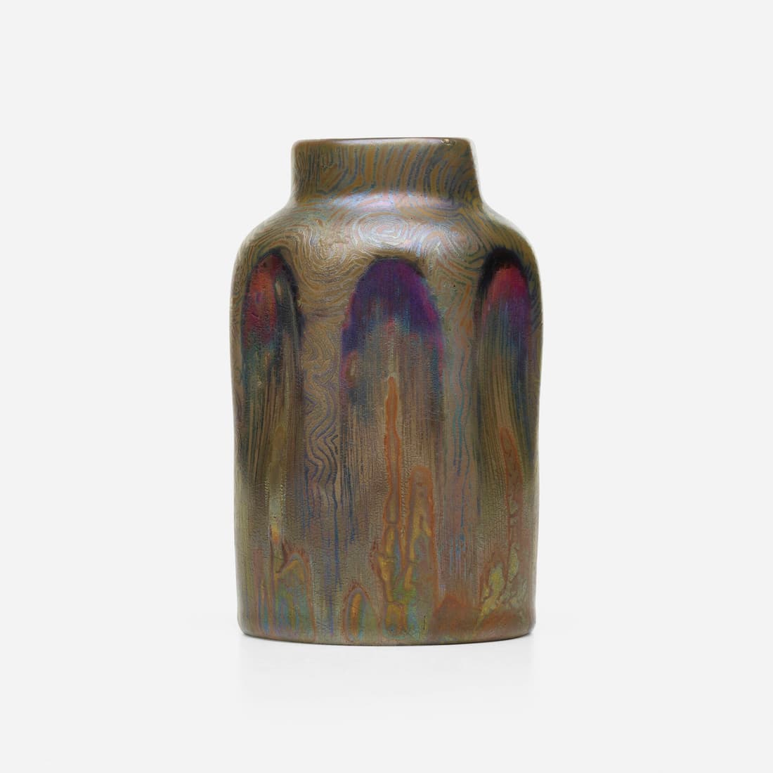 Clement Massier and Lucien Levy-Dhurmer, Vase (1 of 3)