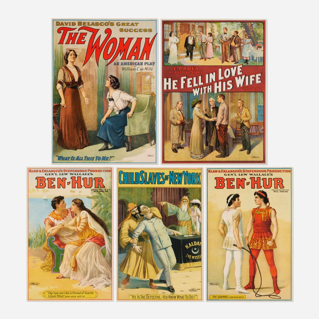 Various Artists, Five theatrical posters (1 of 3)