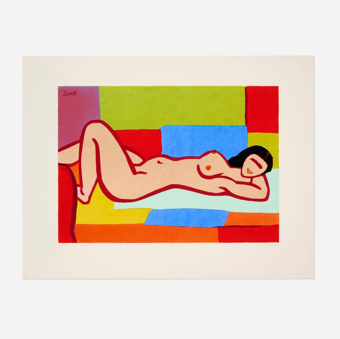 Josef Zenk, Woman on a Couch (1 of 2)