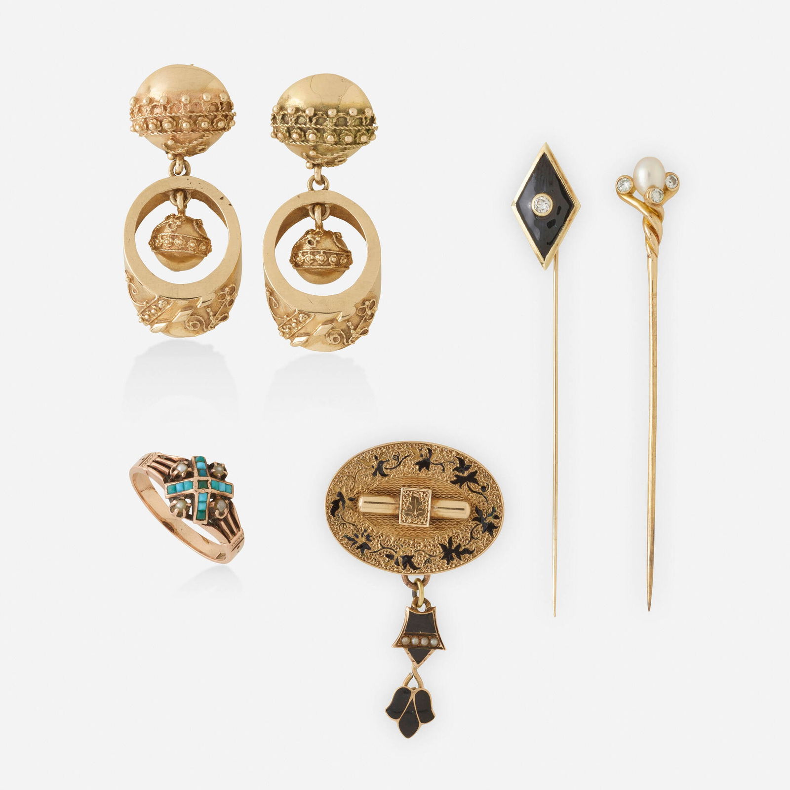 Group of gold jewelry (1 of 2)