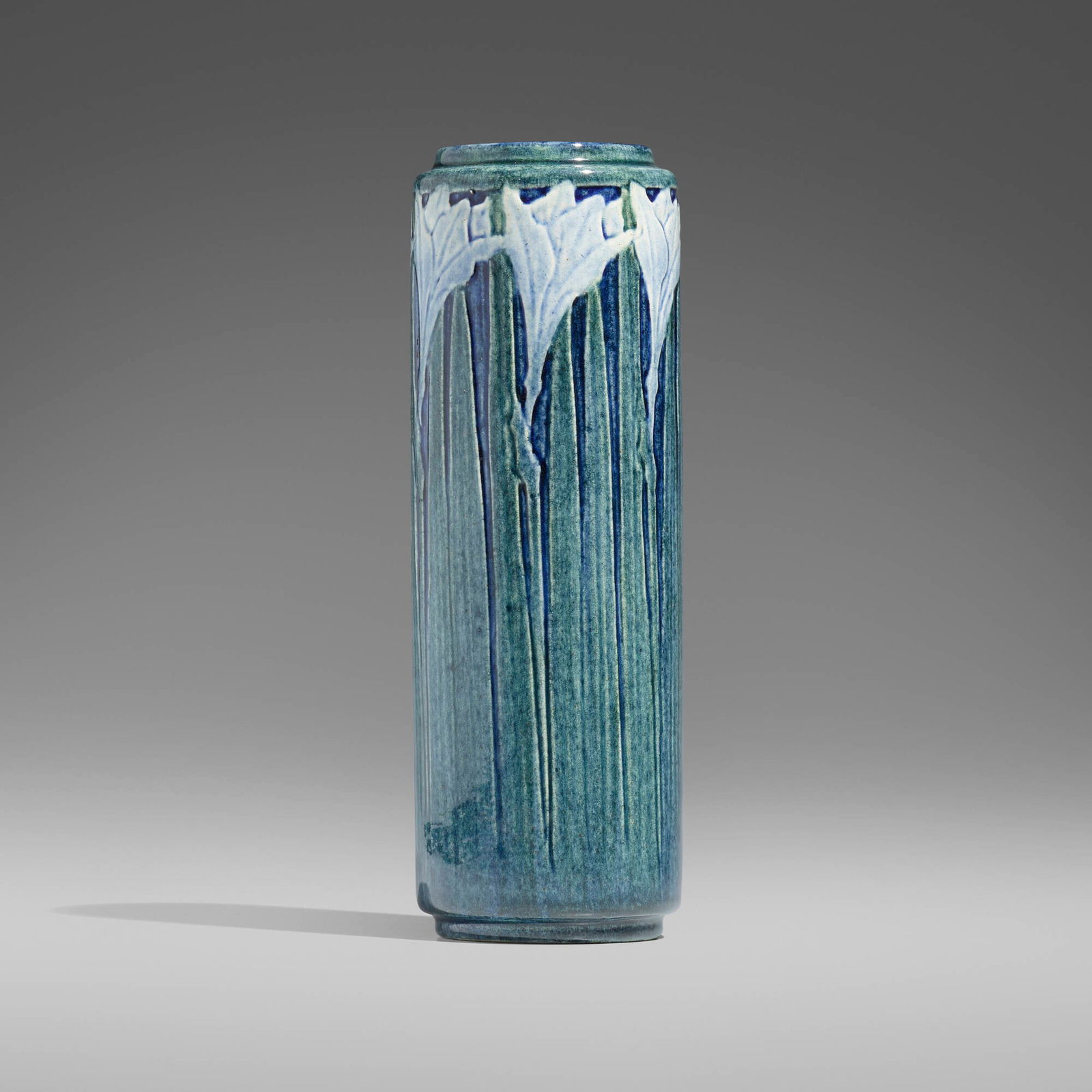 Anna Frances Simpson for Newcomb College Pottery, Transitional vase with crocuses (1 of 4)