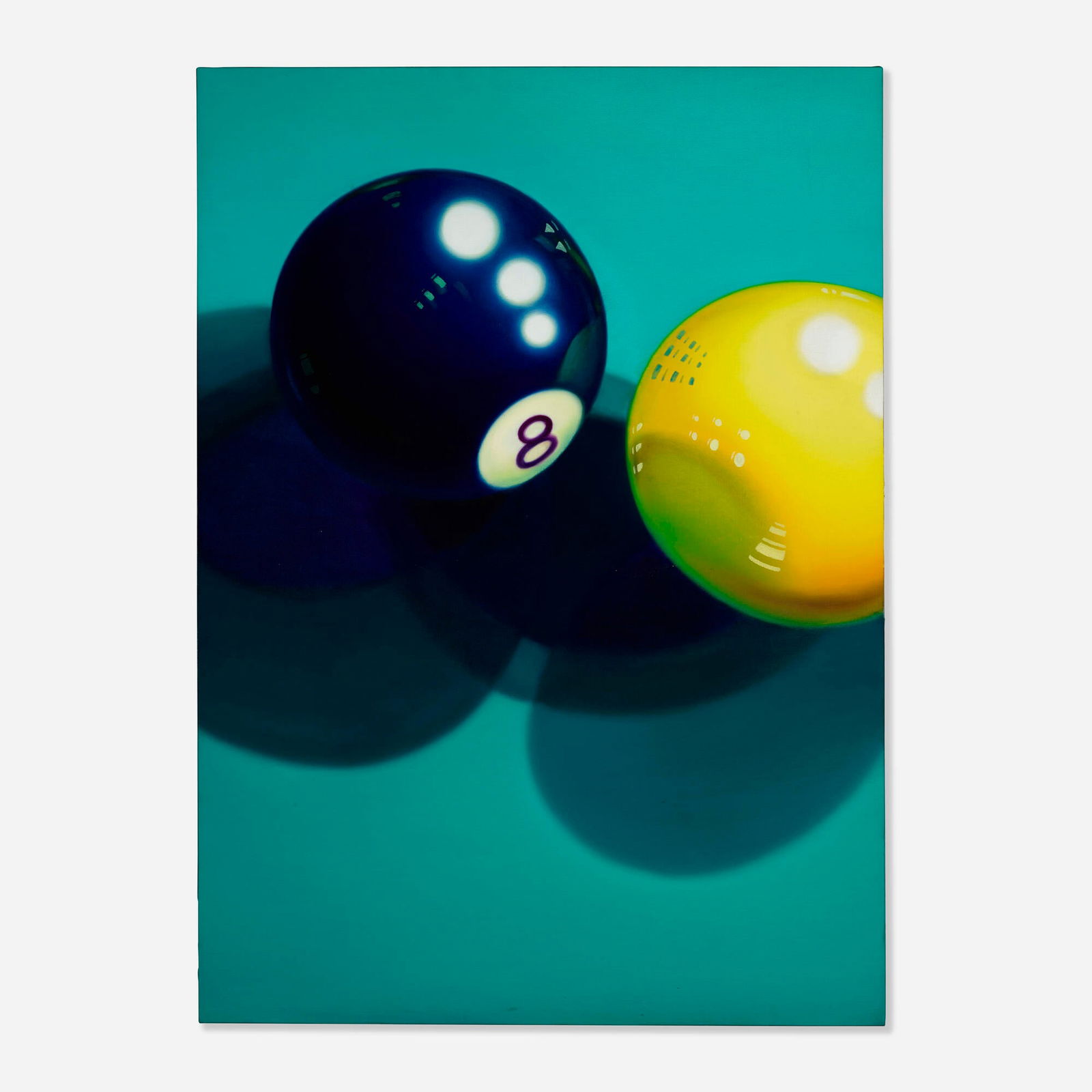 Chen Wenbo, Ball No. 9: Chen Wenbo Ball No. 9 2008oil on canvas 55.125 h x 39.25 w in (140 x 100 cm) Signed, titled and dated to verso 'Ball No. 9 Chen Wenbo 2008'. Provenance: Private Collect
