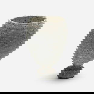 Adam Silverman, Vase: Adam Silverman Vase USA, 2007volcanic-glazed stoneware 12 h x 7 dia in (30 x 18 cm) Incised signature and date to underside 'O A VII 10.31'. This work will ship from Los An