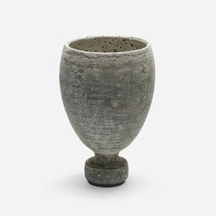 Adam Silverman, Vase: Adam Silverman Vase USA, 2007volcanic-glazed stoneware 12 h x 7 dia in (30 x 18 cm) Incised signature and date to underside 'O A VII 10.31'. This work will ship from Los An